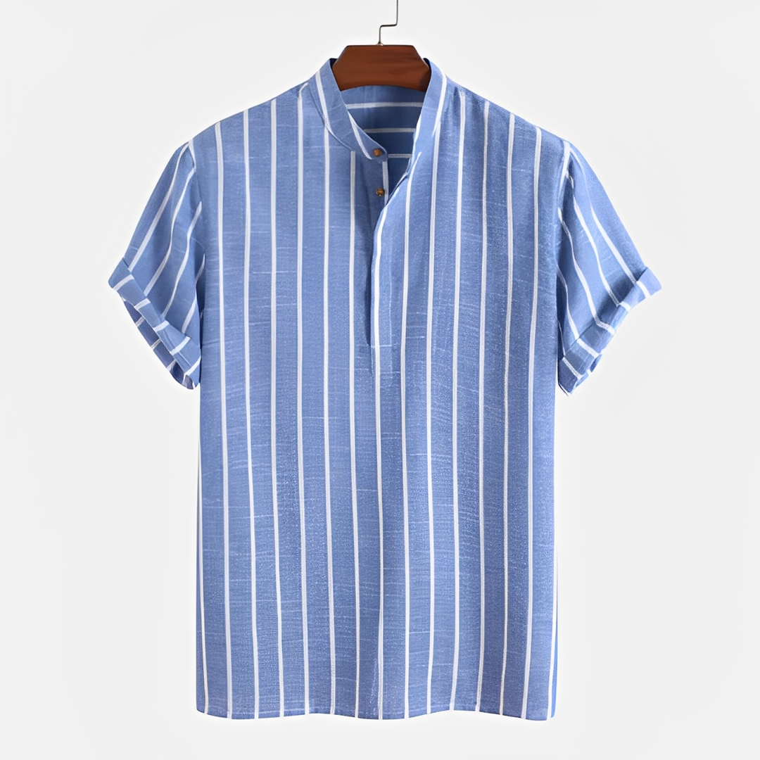Herren Sommerhemd Elegantes Leichtes Baumwollhemd