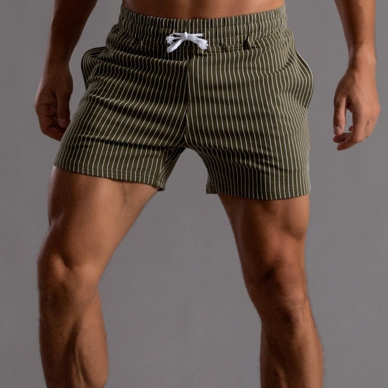 Herren Shorts Gestreift Sommer Modern - BerlinGlamour