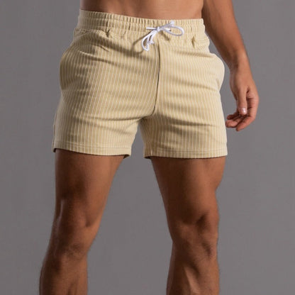 Herren Shorts Gestreift Sommer Stilvoll