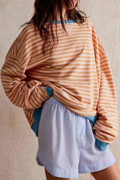 Gestreifter Pullover für Damen 4