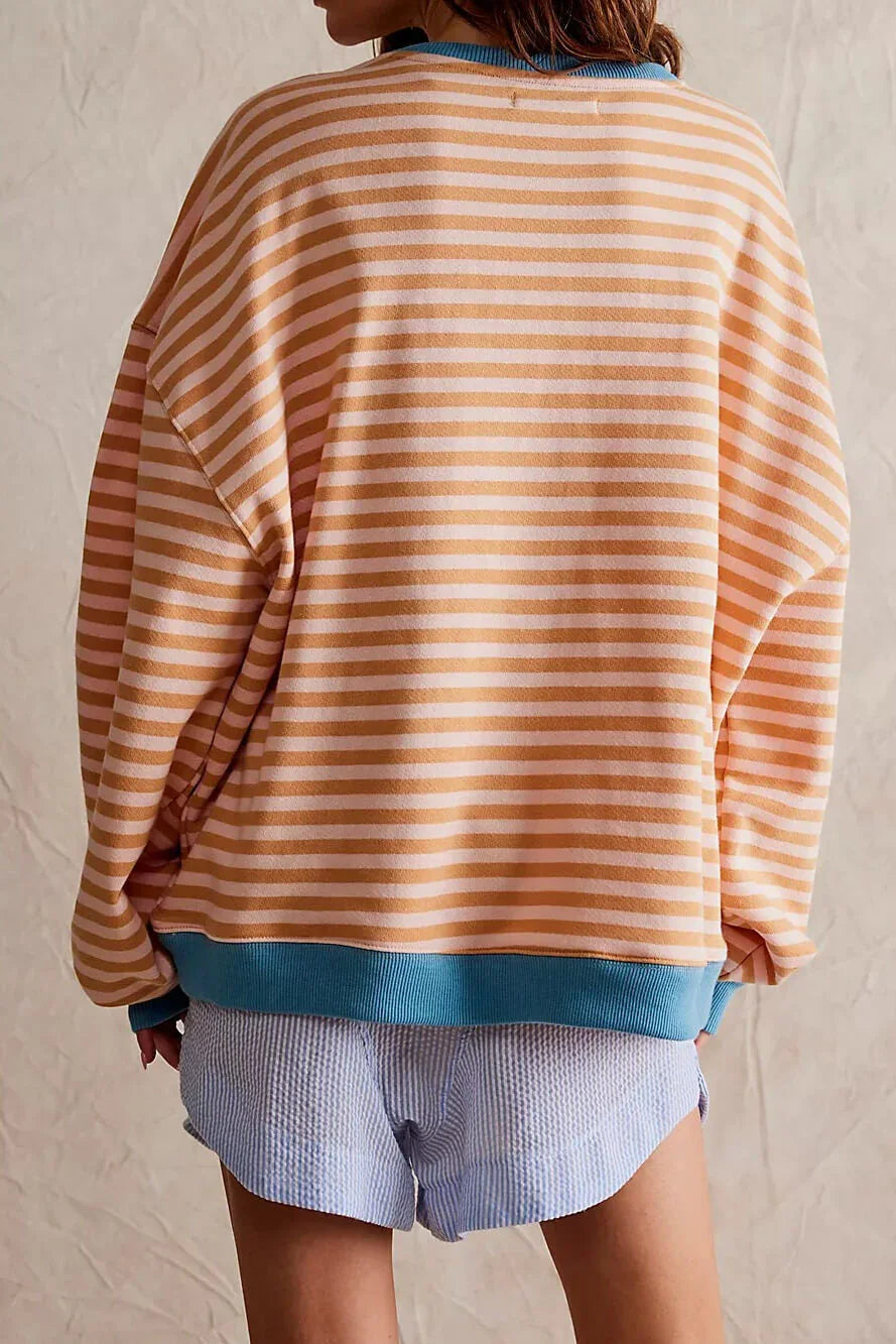 Gestreifter Pullover für Damen 5