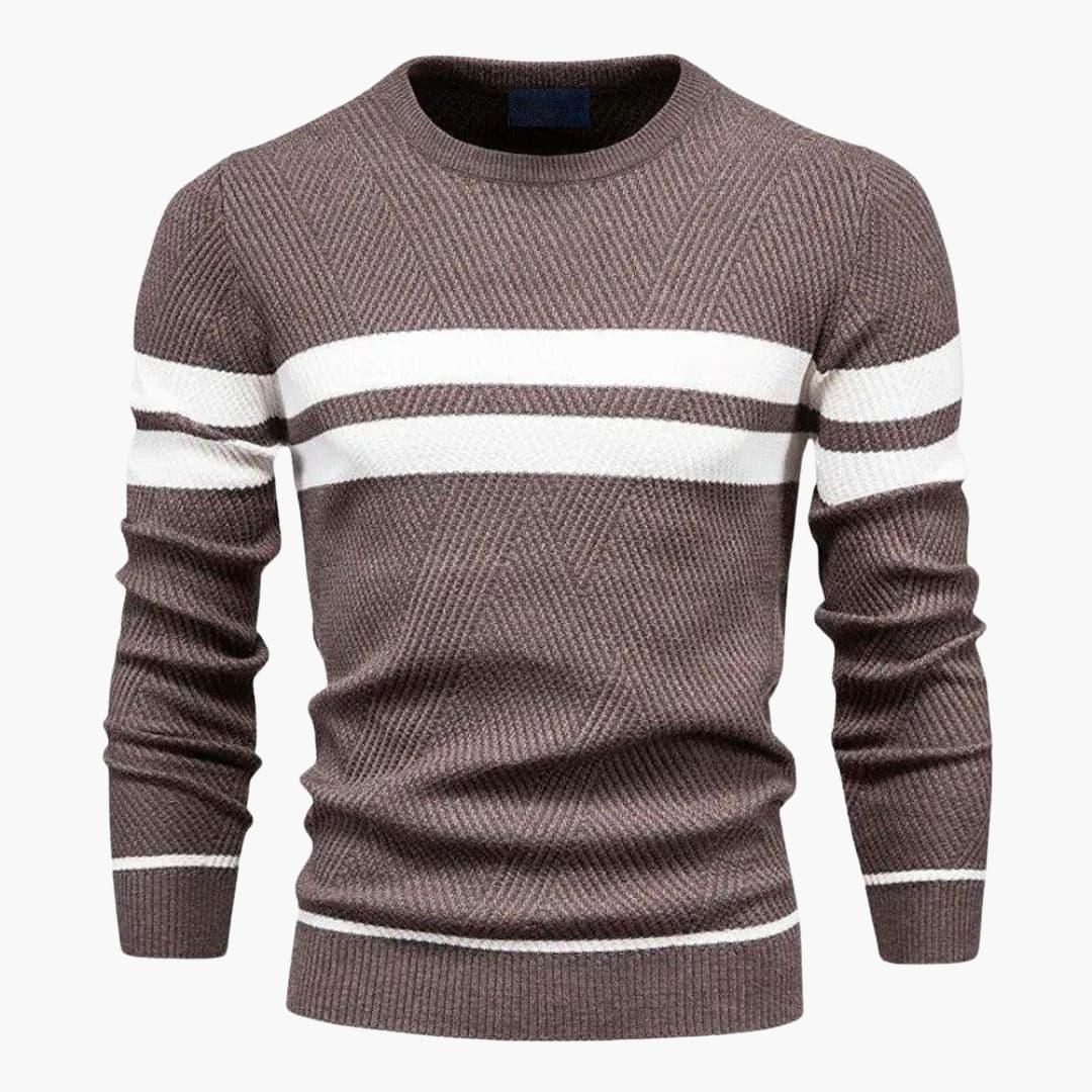 Gestreifter Pullover für Herren 4