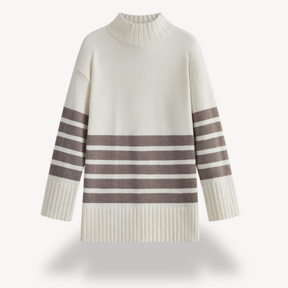 Gestreifter Strickpullover für Damen | Loravelle 2