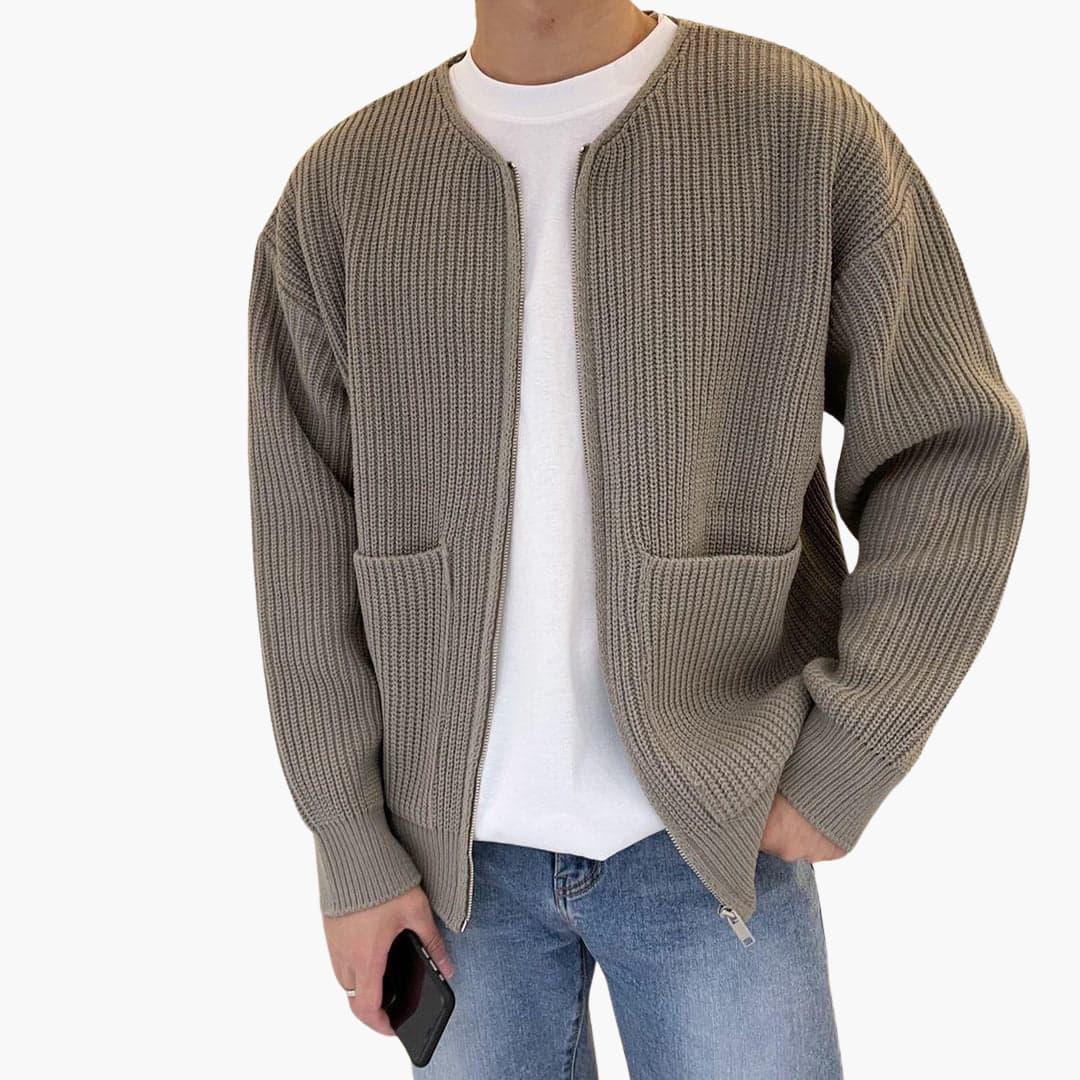 Gestrickte Strickjacke für Herren 2