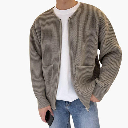 Gestrickte Strickjacke für Herren 2