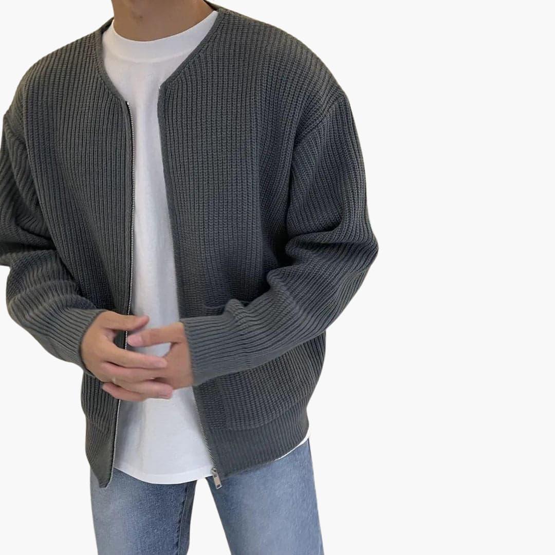 Gestrickte Strickjacke für Herren 3