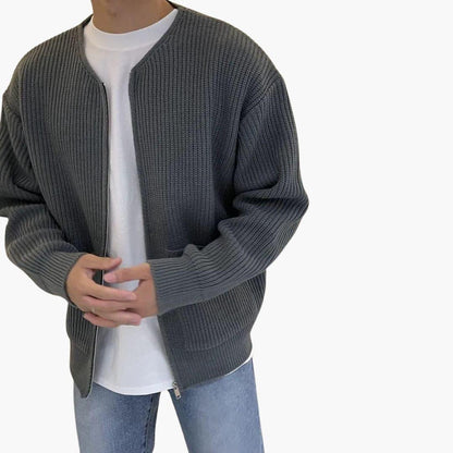 Gestrickte Strickjacke für Herren 3