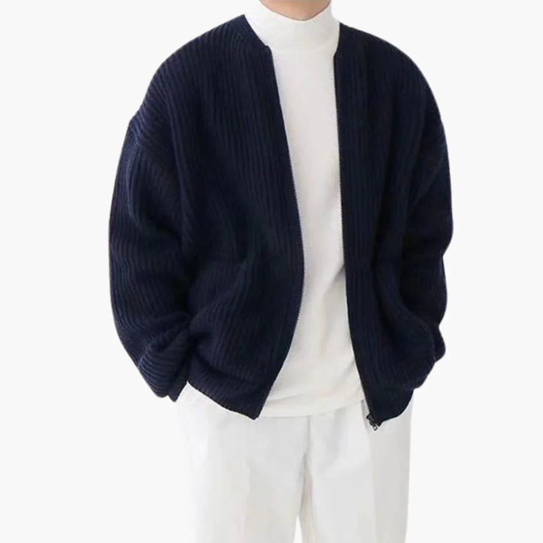 Gestrickte Strickjacke für Herren 5