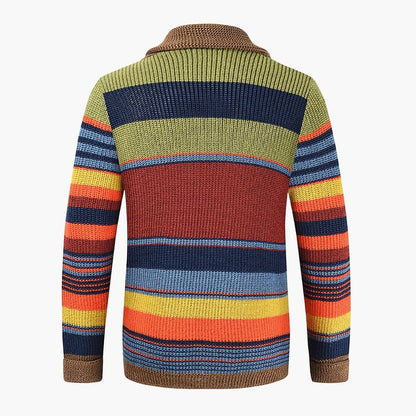 Gestrickte Wollstrickjacke für Damen 1