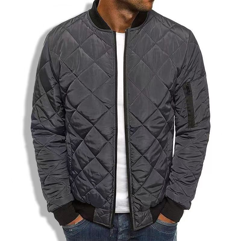 Outdoor Steppjacke Reißverschluss Modern