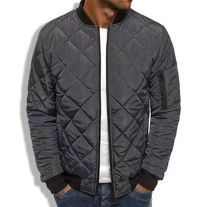 Outdoor Steppjacke Reißverschluss Modern