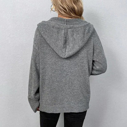 Damen Strickjacke Freizeit Knopf vorne Modern