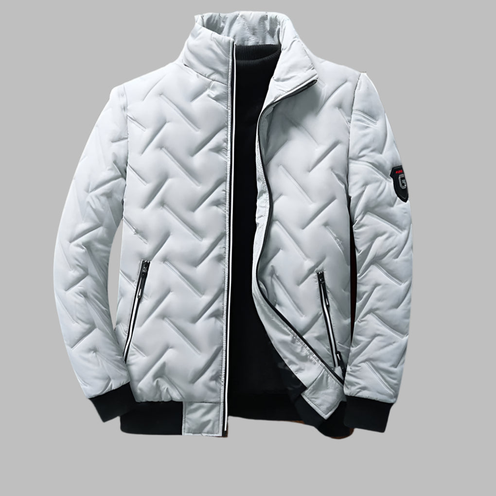 Herren Windjacke Reißverschluss Warm Wasserabweisend