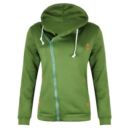Kapuzen-Hoodie mit Reißverschluss und Kordelzug Große Taschen