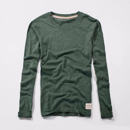 Herren Bluse Langarm aus Baumwolle Bequem