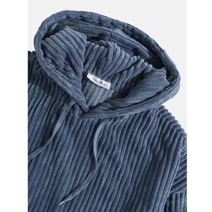 Herren Kapuzenjacke Cord Hochwertig Wasserabweisend