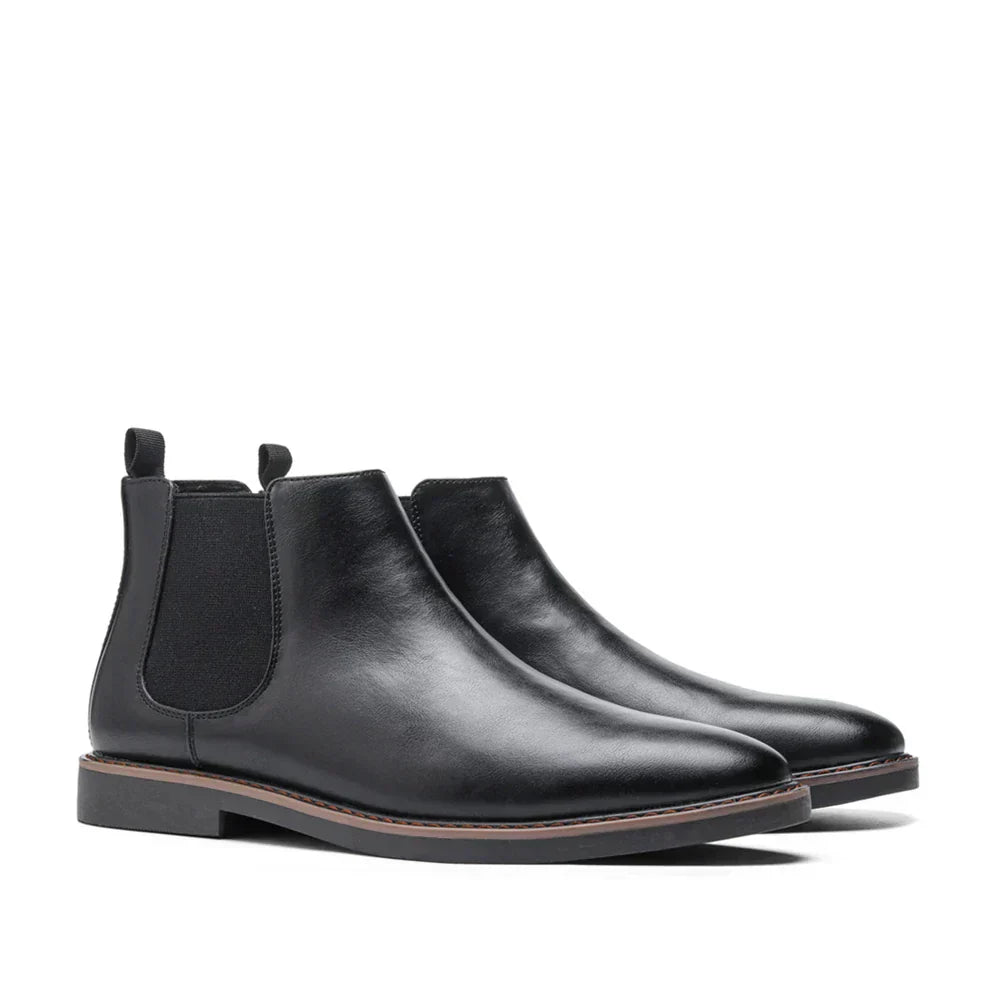 Chelsea Stiefel Damen Zeitlos Elegannt Schwarz
