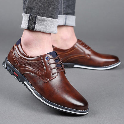 Herren Lederschuhe Klassisch Elegante Heidi Mode