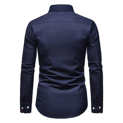 Herren Hemd Paisley Muster Elegante Bluse