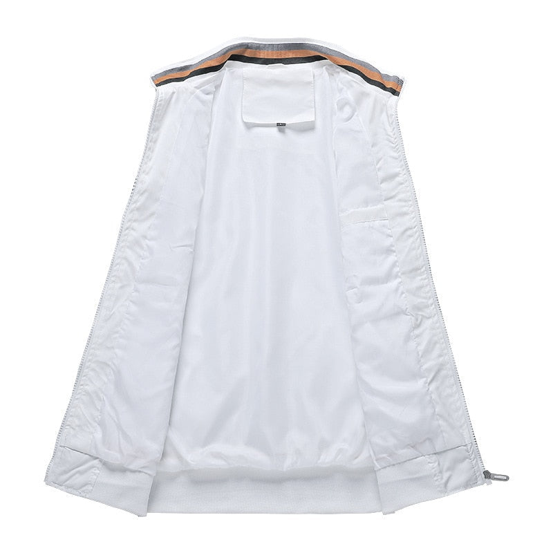Herren Übergangsjacke Modern Elegant Alltag