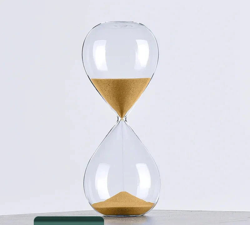 Glas Sanduhr Timer Stilvoll 5/10/30/60 Minuten Dekoration