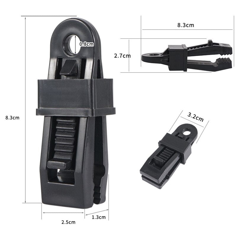 Zelt Klemmen Set Hochgriff Stützklemmen Camping Zubehör