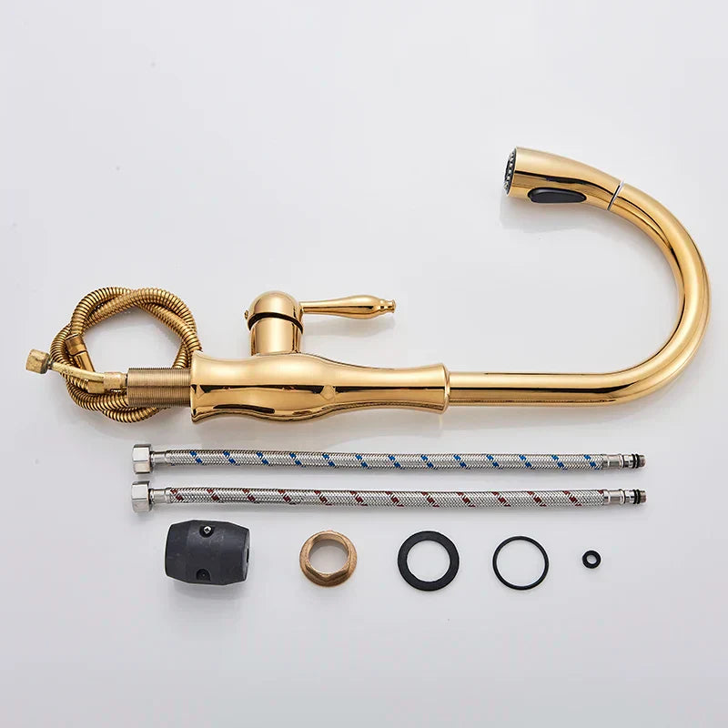 Luxus Küchenarmatur Gold Modern Design