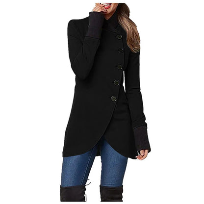 Stylische Knopfjacke Damen Winter