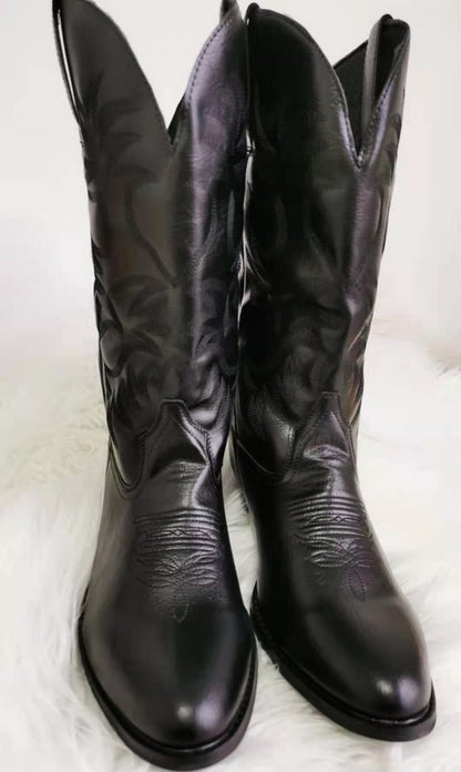 Stiefel Mid-Calf Damen Schuhe Berlin Stil