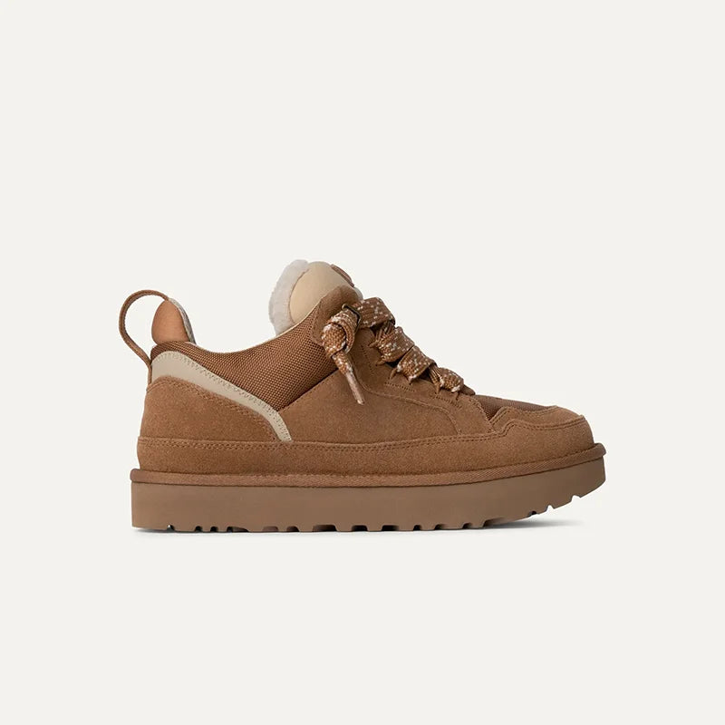 Winter Sneaker Damen Veloursleder Plateau Schuhe