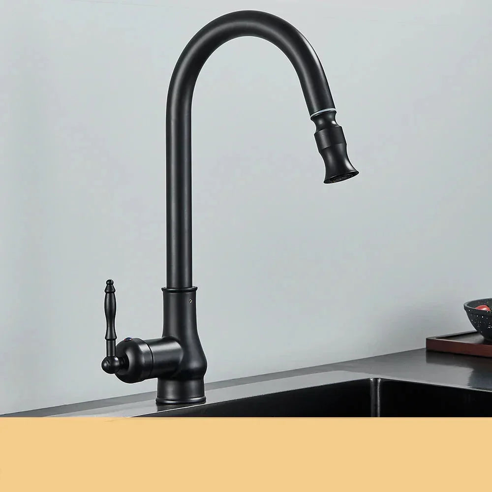 Küchenmischerhahn Vintage Messing Wasserhahn Antik Stil - BerlinGlamour