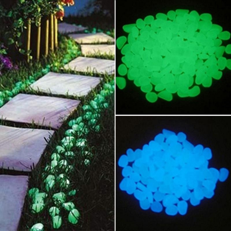 Gartensteine Leuchtend Dekor Steine Solar