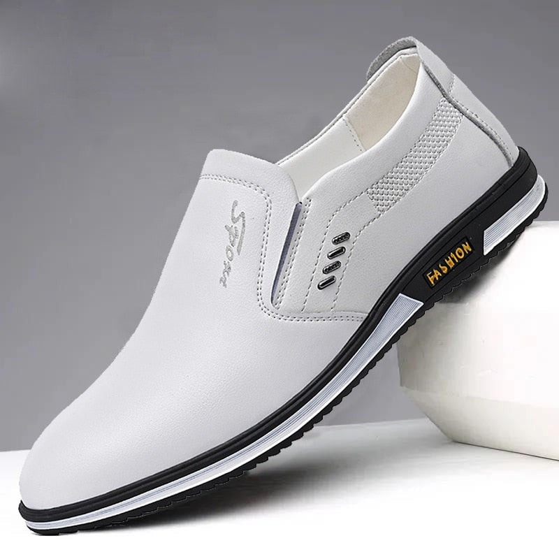 Herren Leder Schuhe Elegante Hochwertig Braun - BerlinGlamour