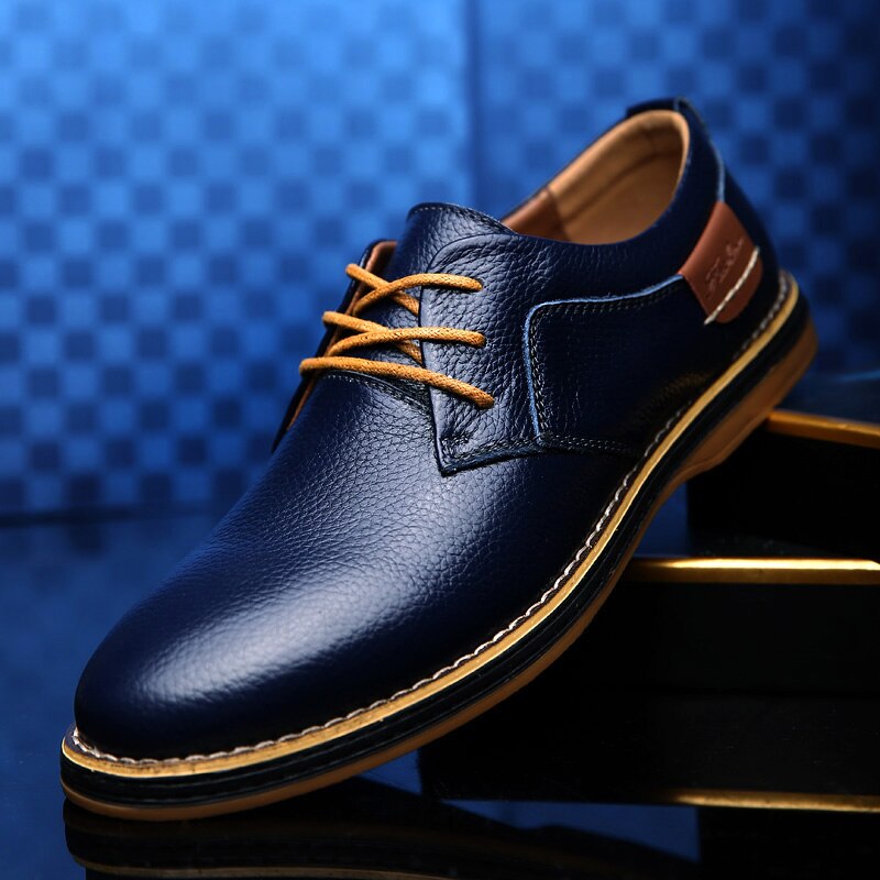 Lederschuhe Herren Oxford Schuhe Elegante Qualität