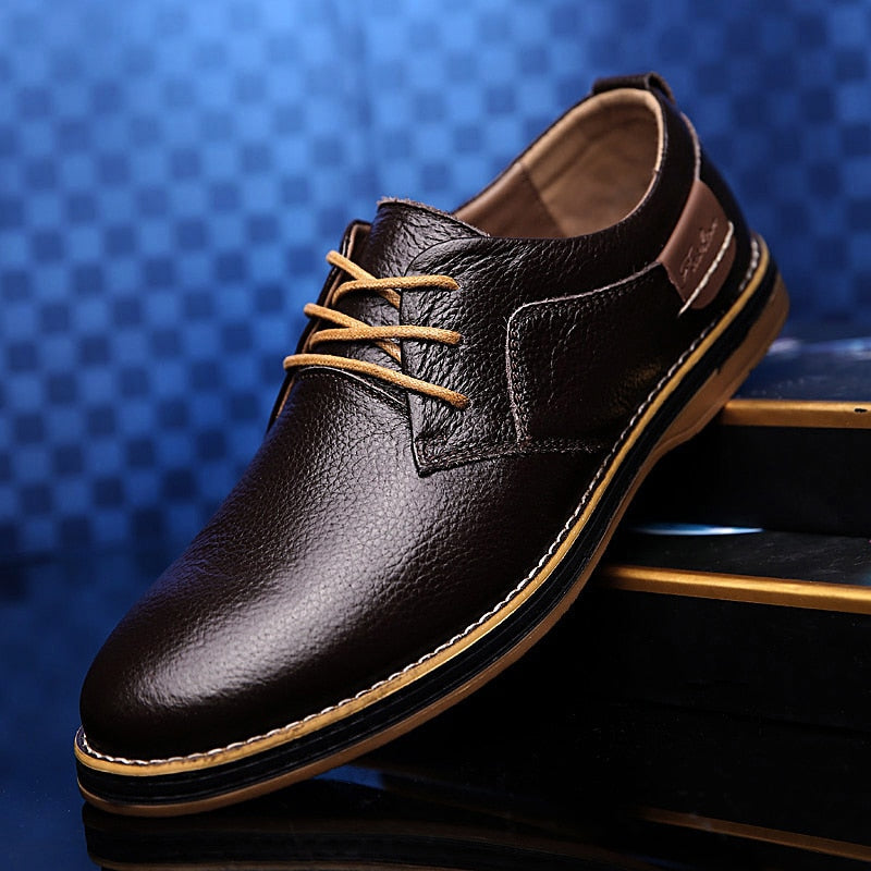 Lederschuhe Herren Oxford Schuhe Elegante Qualität