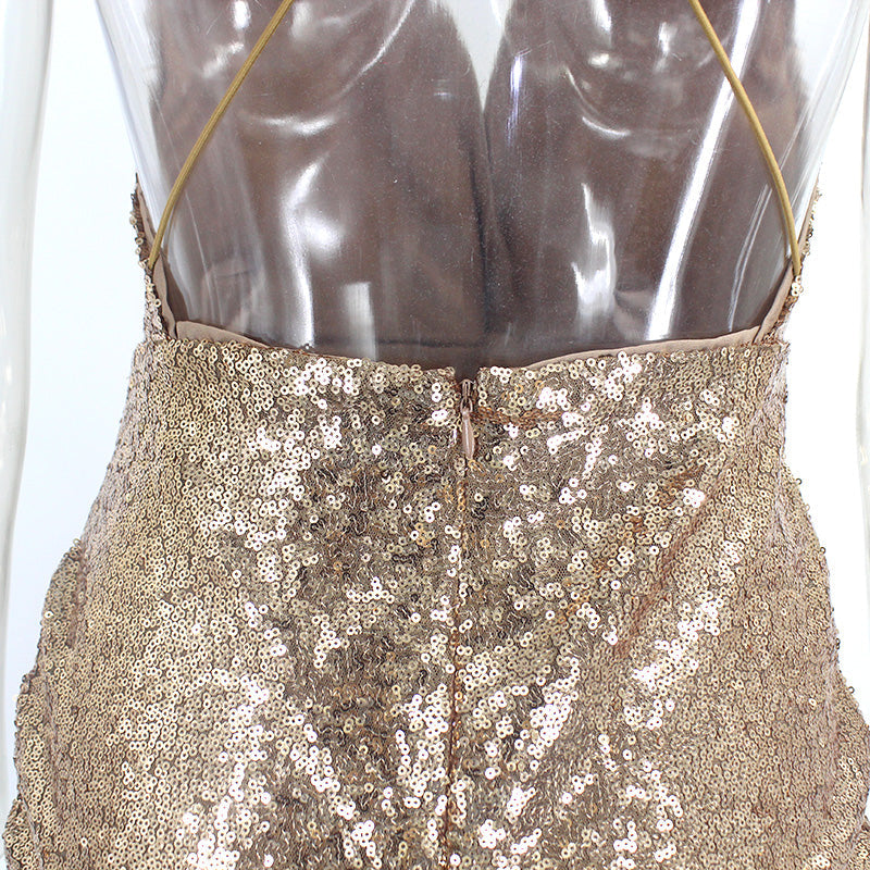 Kleid Party Mini Kurz Elegant Nacht