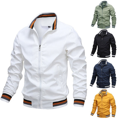 Herren Übergangsjacke Modern Elegant Alltag