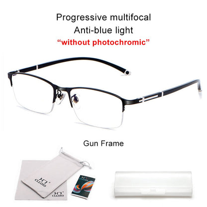 Moderne Anti-Blaulicht-Brille Multifokal