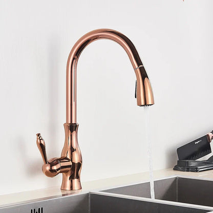 Luxus Küchenarmatur Gold Modern Design
