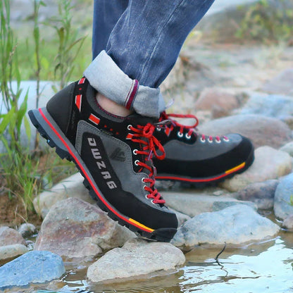 Wanderschuhe Herren Wasserdicht Robust Schnürsenkel