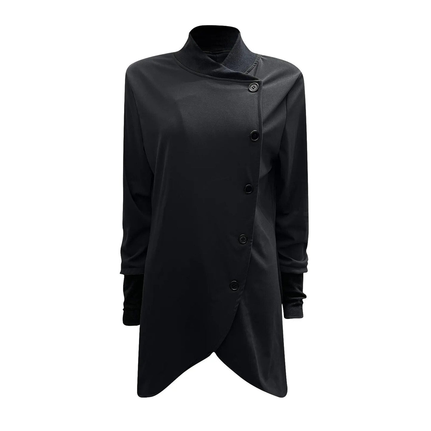 Stylische Knopfjacke Damen Winter