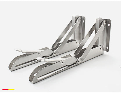 Edelstahl Regalhalter Klappbar Schwerlast 2er Set
