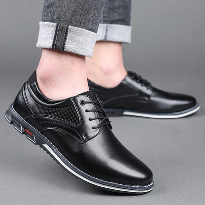 Herren Lederschuhe Klassisch Elegante Heidi Mode