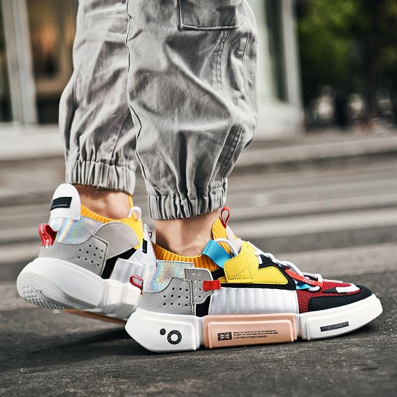 Farbenfrohe Sneaker Herren Sportlich