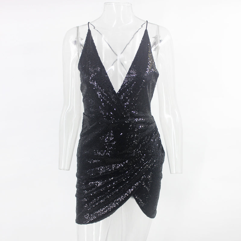 Kleid Party Mini Kurz Elegant Nacht