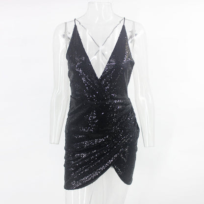 Kleid Party Mini Kurz Elegant Nacht