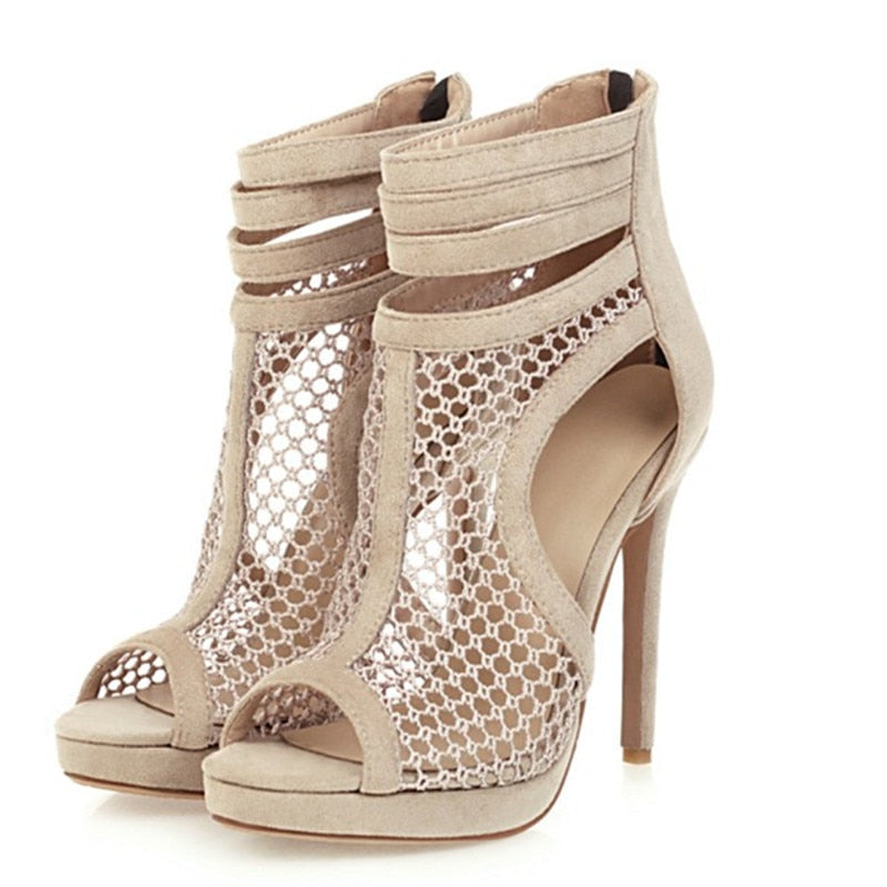 Stiefeletten Damen Hochglanz Berlin Chic