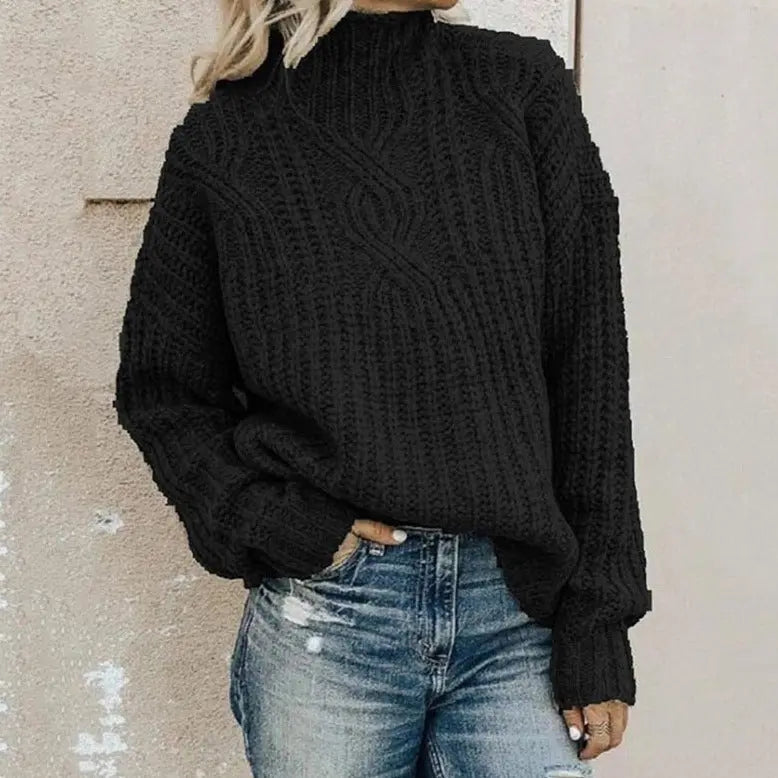 Eleganter Damenpullover Langarm Modern - BerlinGlamour