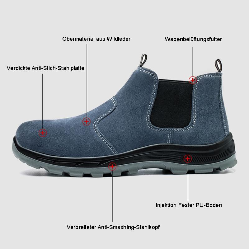 Chelsea Stiefel Warme Winterstiefel Sicherheitsschuhe Damen