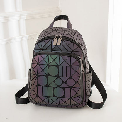 Regenbogen Rucksack Glitzernd Holografisch Leuchtend - BerlinGlamour